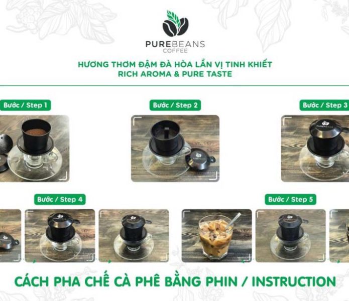 Cách pha chế cà phê bằng phin