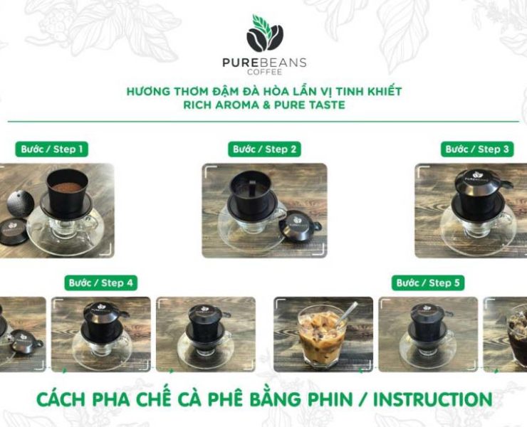 Cách pha chế cà phê bằng phin